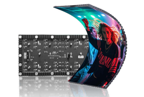Flexible LED screen, Dubai, curved and bendable display module