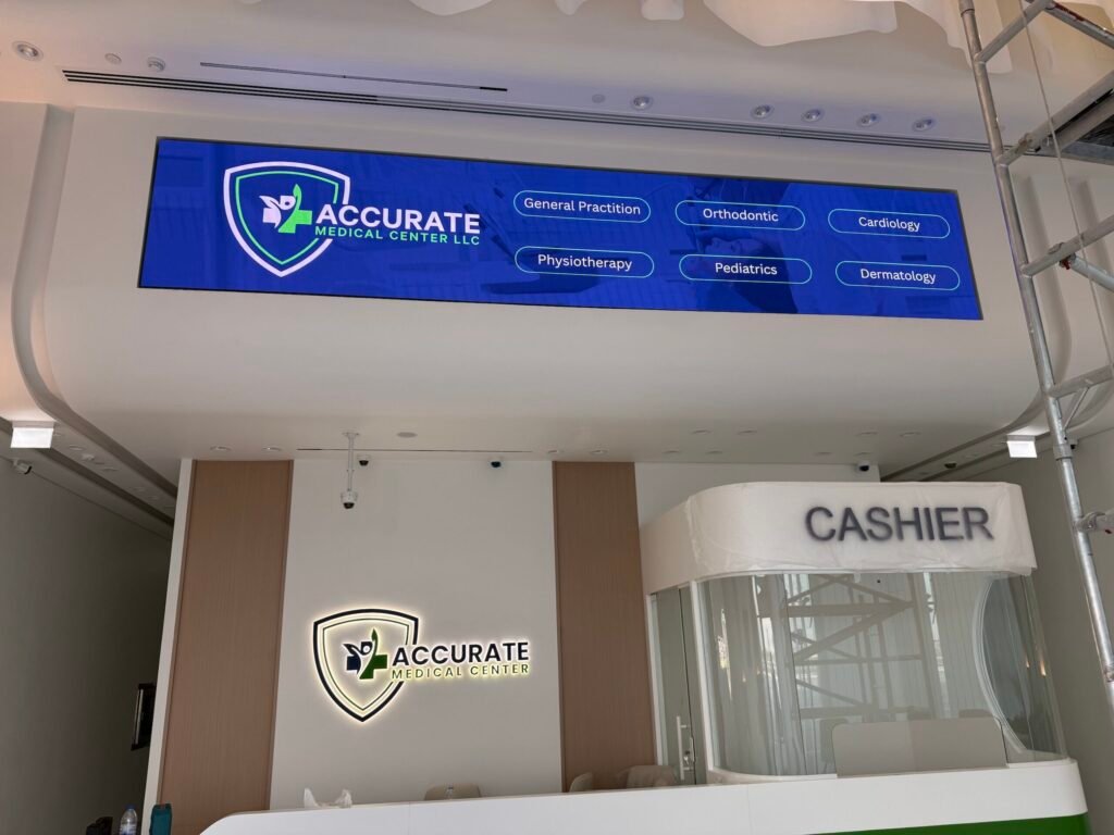 COB LED Screen - Accurate Medical Center - Ajman