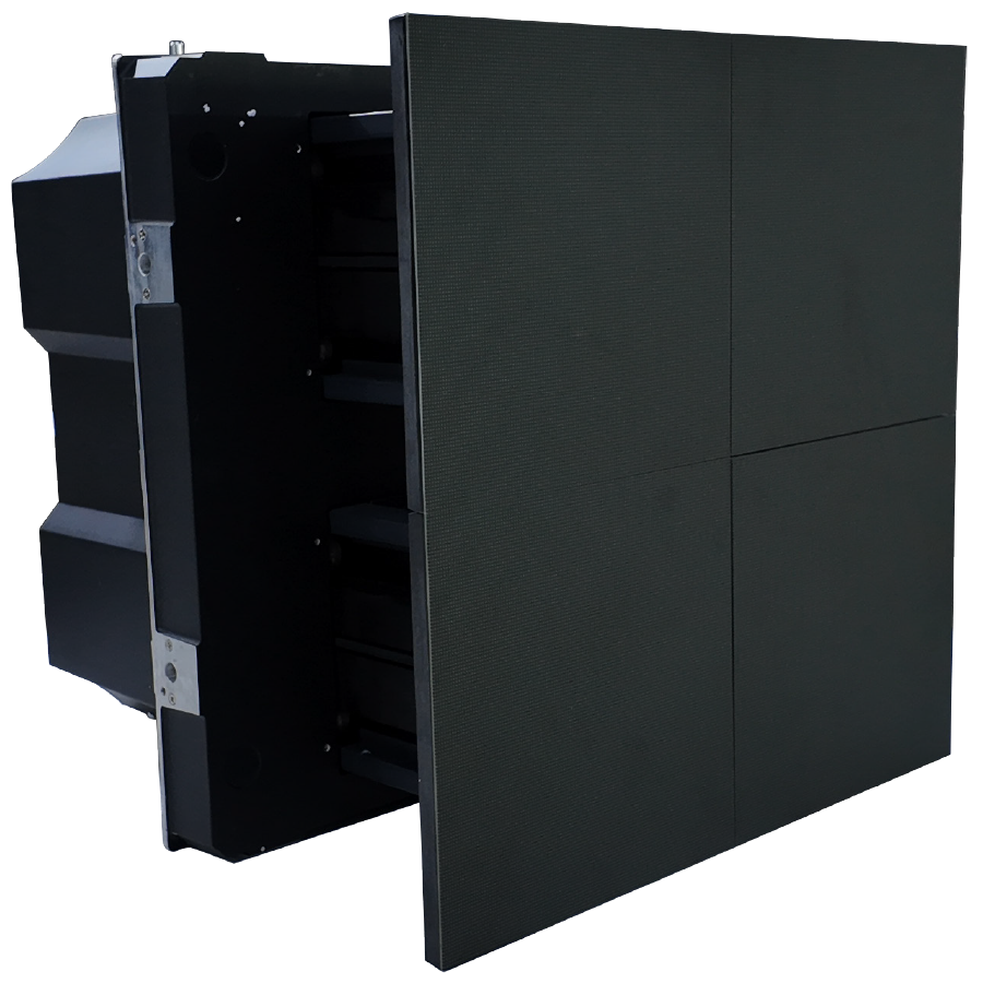 250x250 retractable kinetic LED screen module